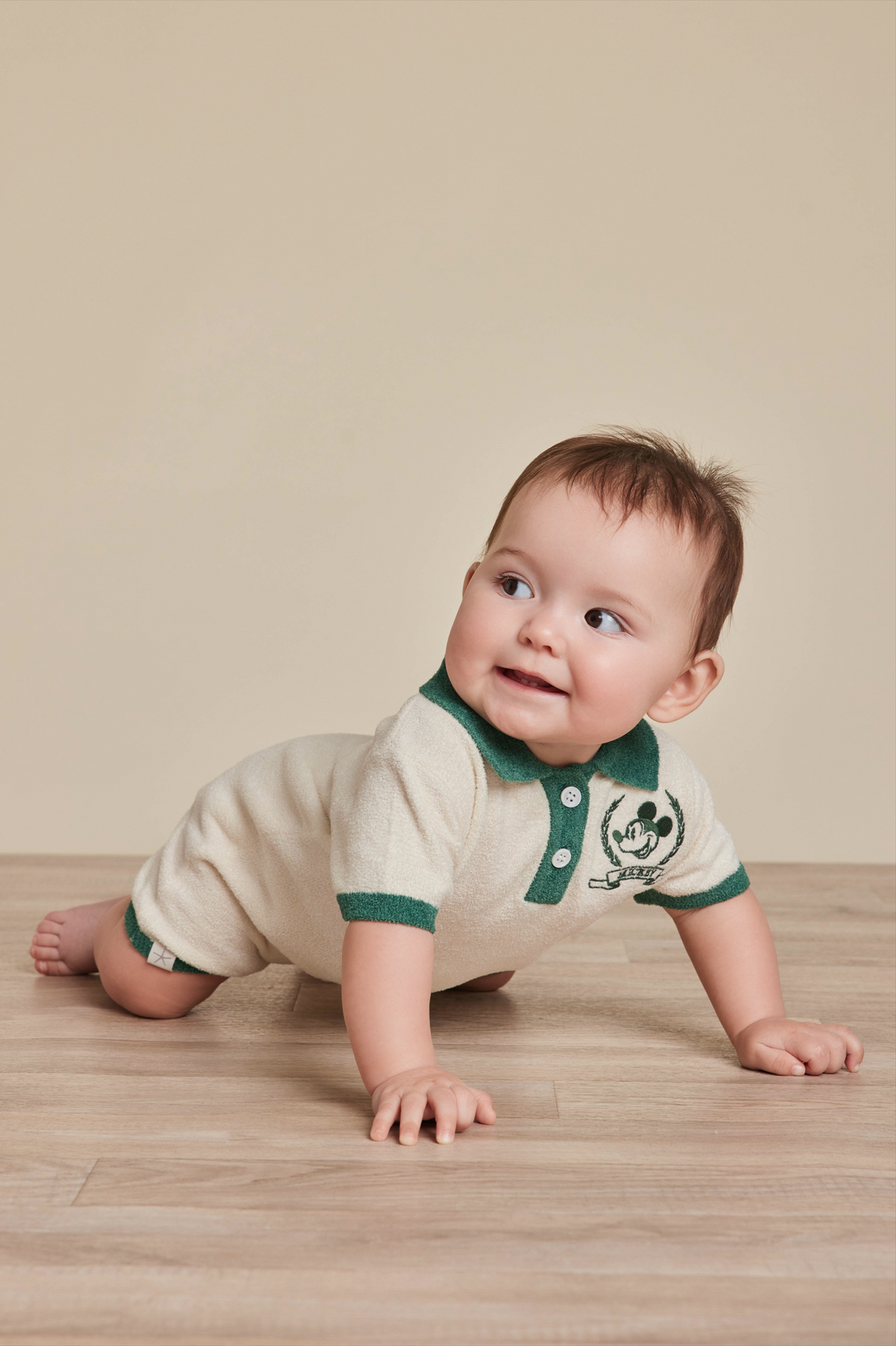 CozyChic Ultra Lite® Baby Disney Mickey Polo Onesie