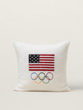 CozyChic® Team USA Flag Olympic Ring Pillow